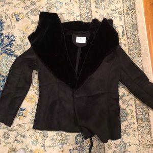 Faux fur lined jacket